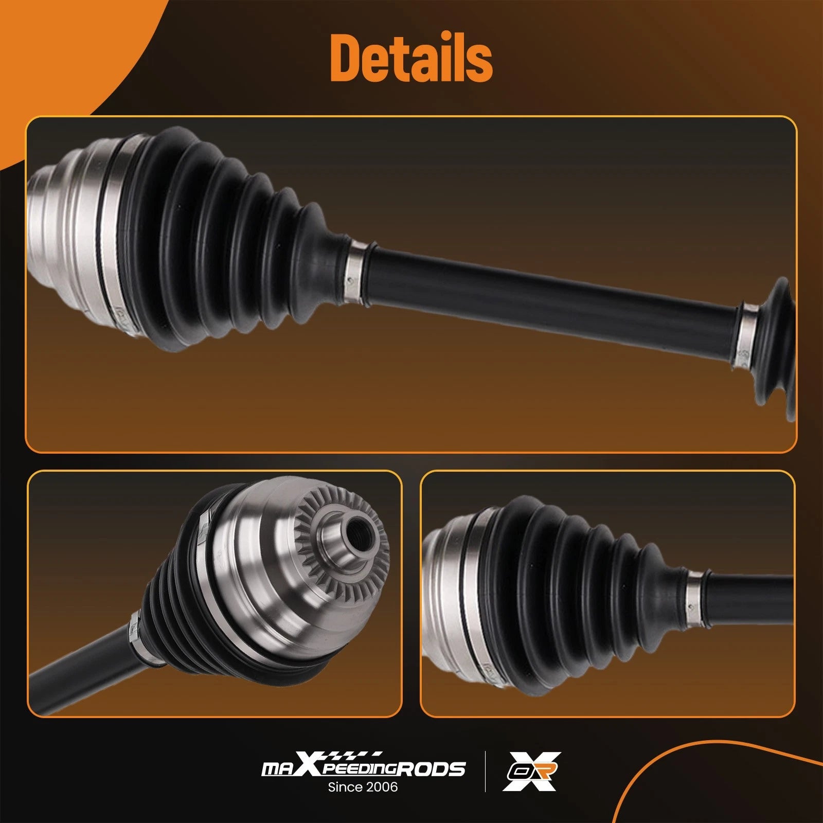 Pair CV Axle Assembly for BMW 428i 430i 435i 440i xDrive (2014–2020) AWD