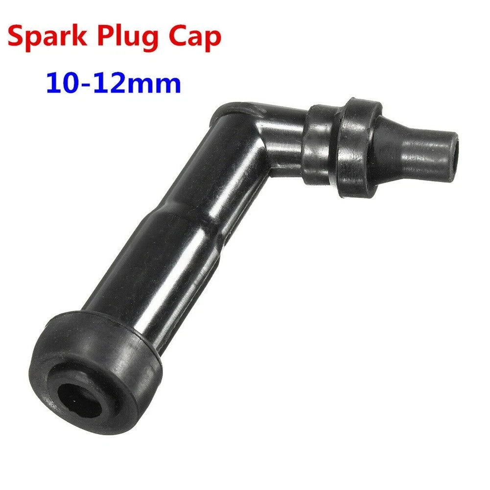 Spark Cap Resistor Cover for Motorcycle (10-12mm) #XD05F-R Black