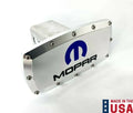 Hitch Receiver Plug Mopar M Logo Polished 2 Inch for Jeep Wrangler (2018–2024)