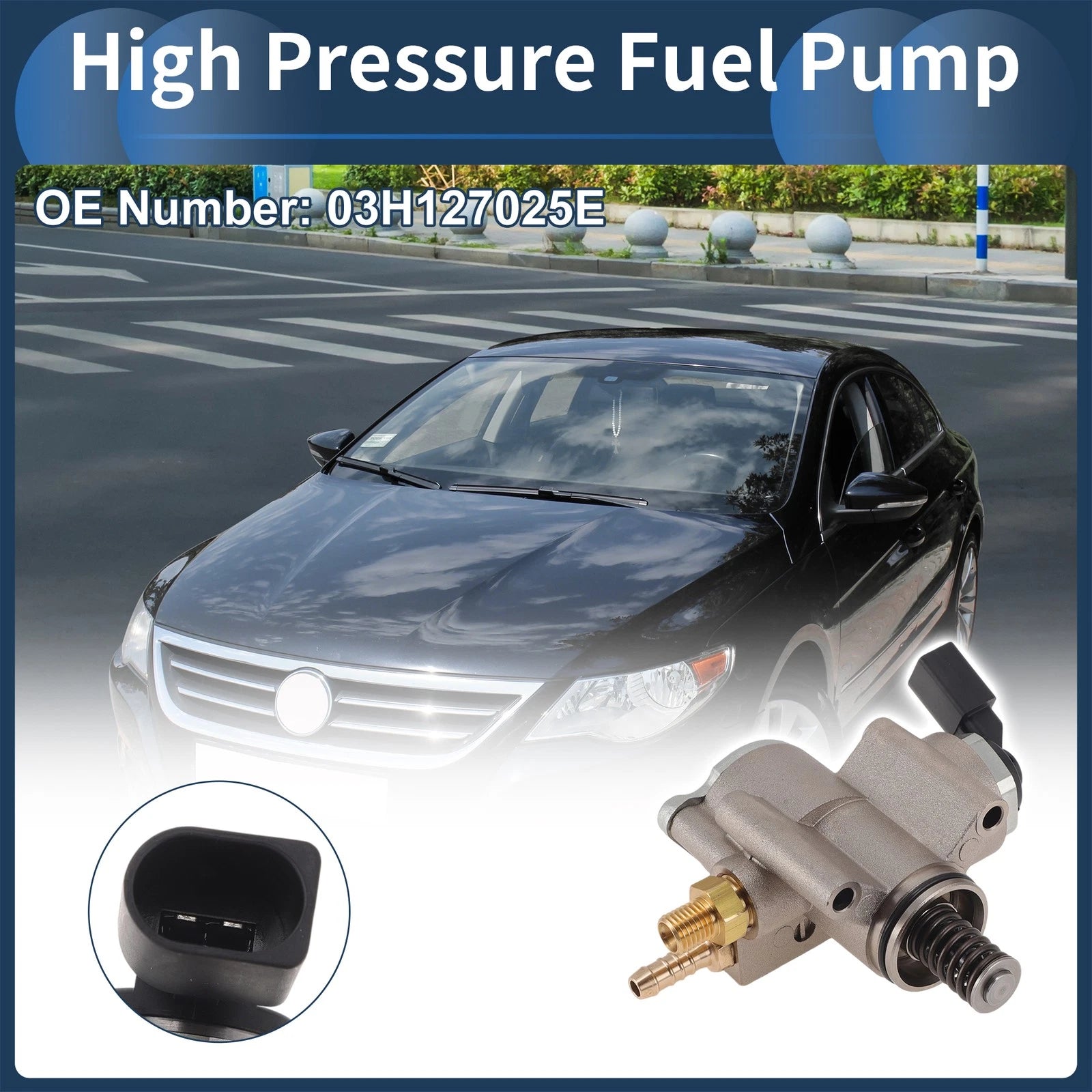 High Pressure Fuel Pump for Volkswagen CC (2009–2011) Passat (2008) No. 03H127025E