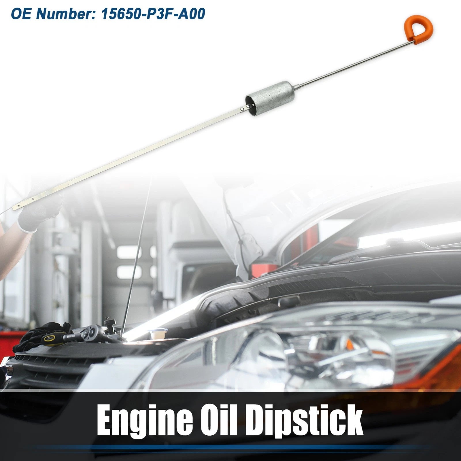 Engine Oil Level Indicator Dipstick for Honda CR-V (1997–2001) No. 15650-P3F-A00
