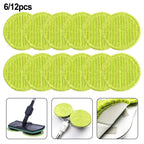 Round Green Mopping Cloth for Electric Mop (16cm) Replacement Part