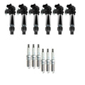Set of 6 Ignition Coils & Iridium Spark Plugs for Acadia Traverse Terrain (V6)