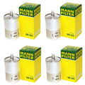Set of 4 Fuel Filters for Mercedes W201 W123 W124 (190E 300E 400E 500SEL)