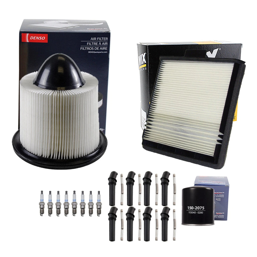 Denso Tune Up Kit with NGK 8 Spark Plugs & Boots for Ford Expedition F-150 F-250