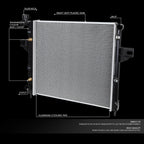 Aluminum Radiator for Jeep Grand Cherokee 4.0 (1999–2004) DPI 2262