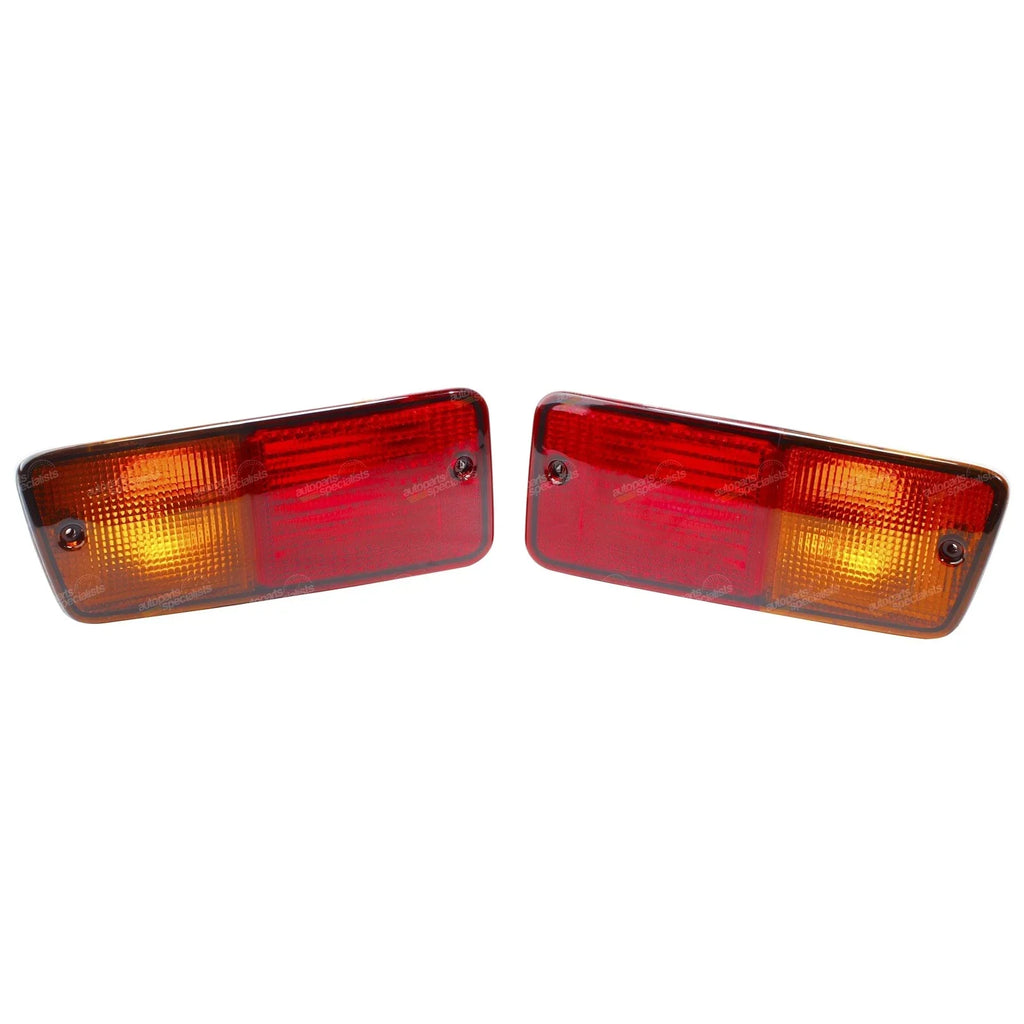 Left & Right Rear Bar Light Lamp Lense for Nissan Patrol GQ GU Wagon (1991-2016)