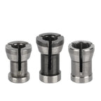Set of 3 Engraving Collet Chuck Adapters 6mm, 8mm, 6.35mm