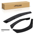 Front Bumper Lip Kit for Hyundai Sonata 2020-2023 M Style Lower Gloss Black