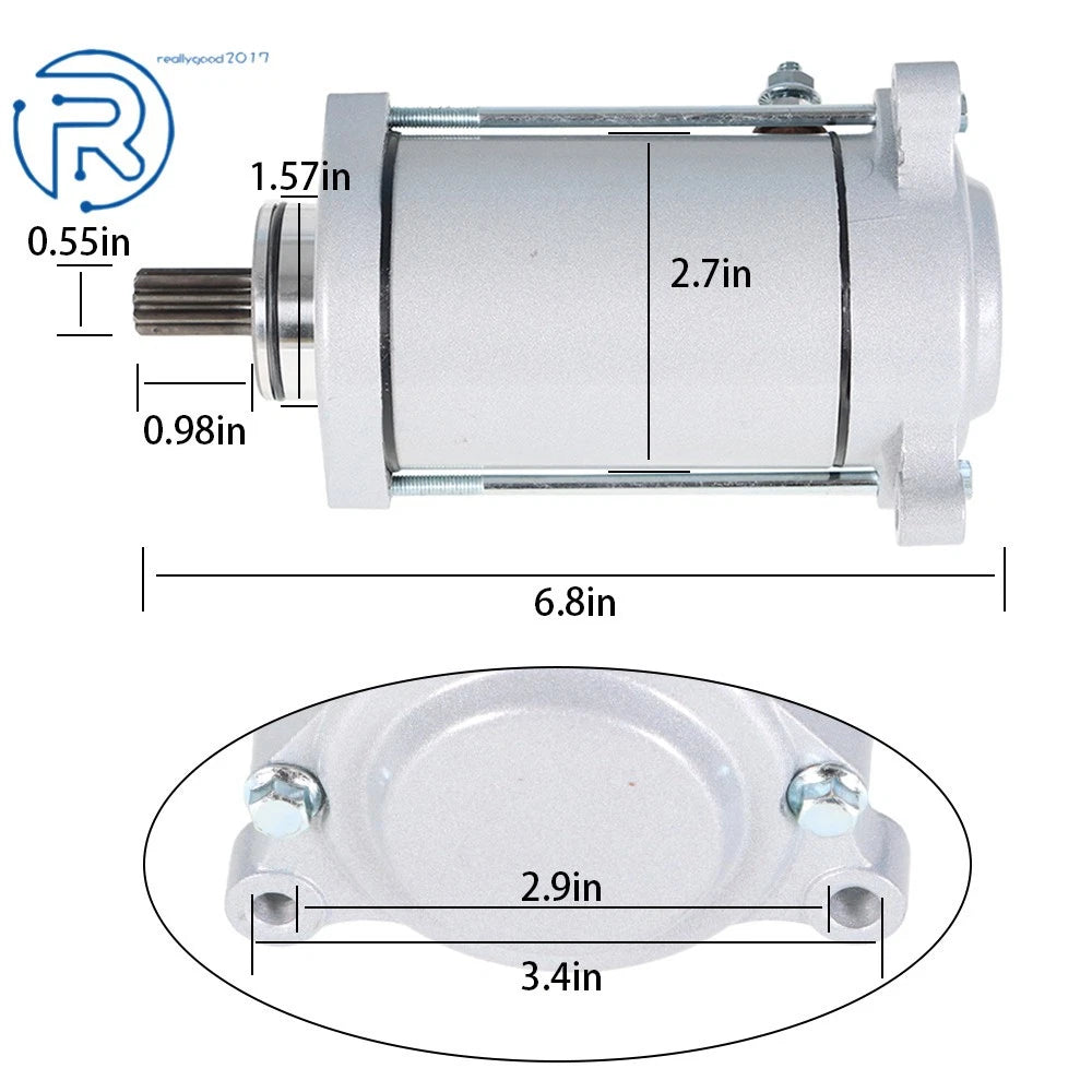 Starter & Relay Solenoid for Suzuki VL1500 Intruder (1998-2004)