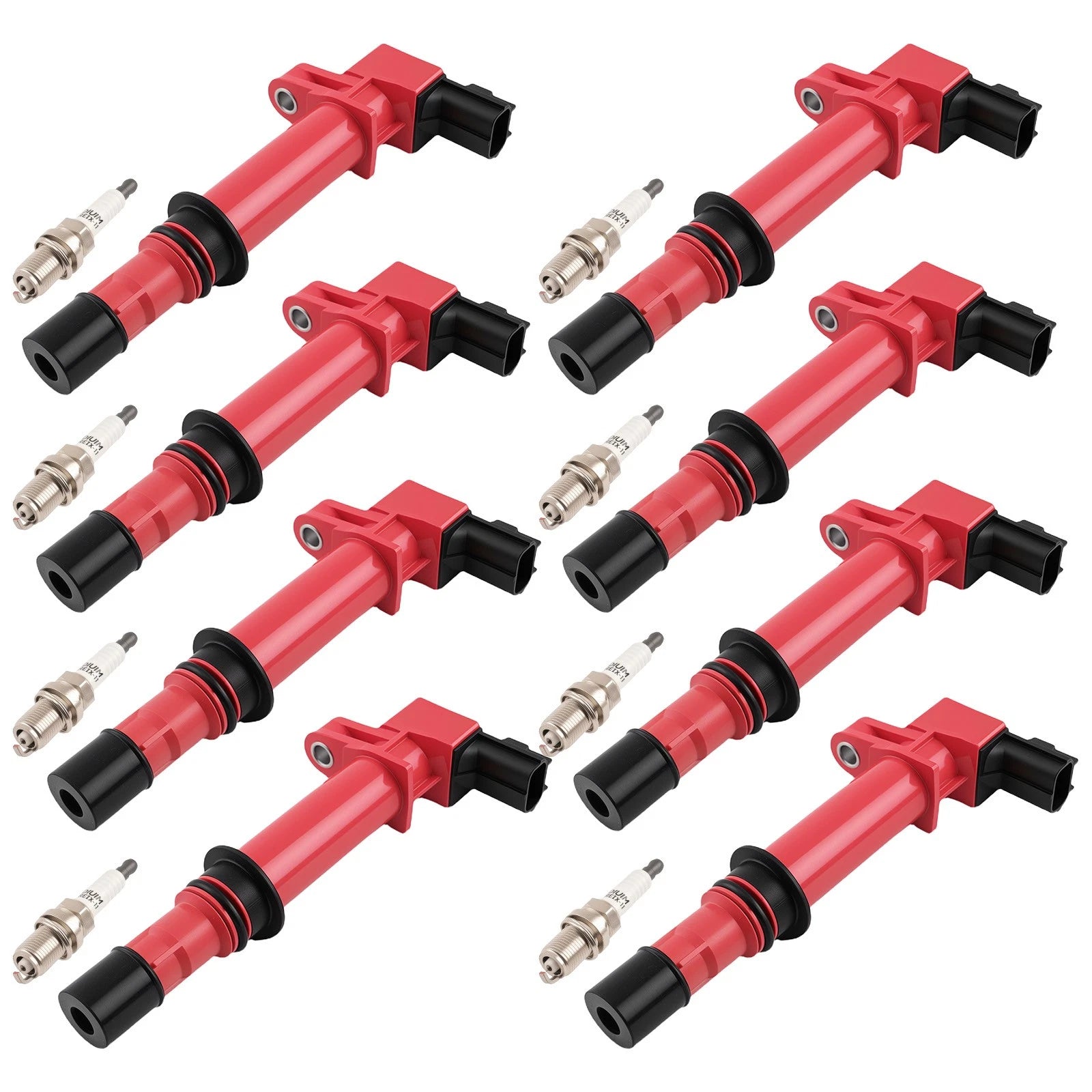 Set of 8 Coil Packs with Iridium Spark Plugs for Dodge Dakota (2005–2007)
