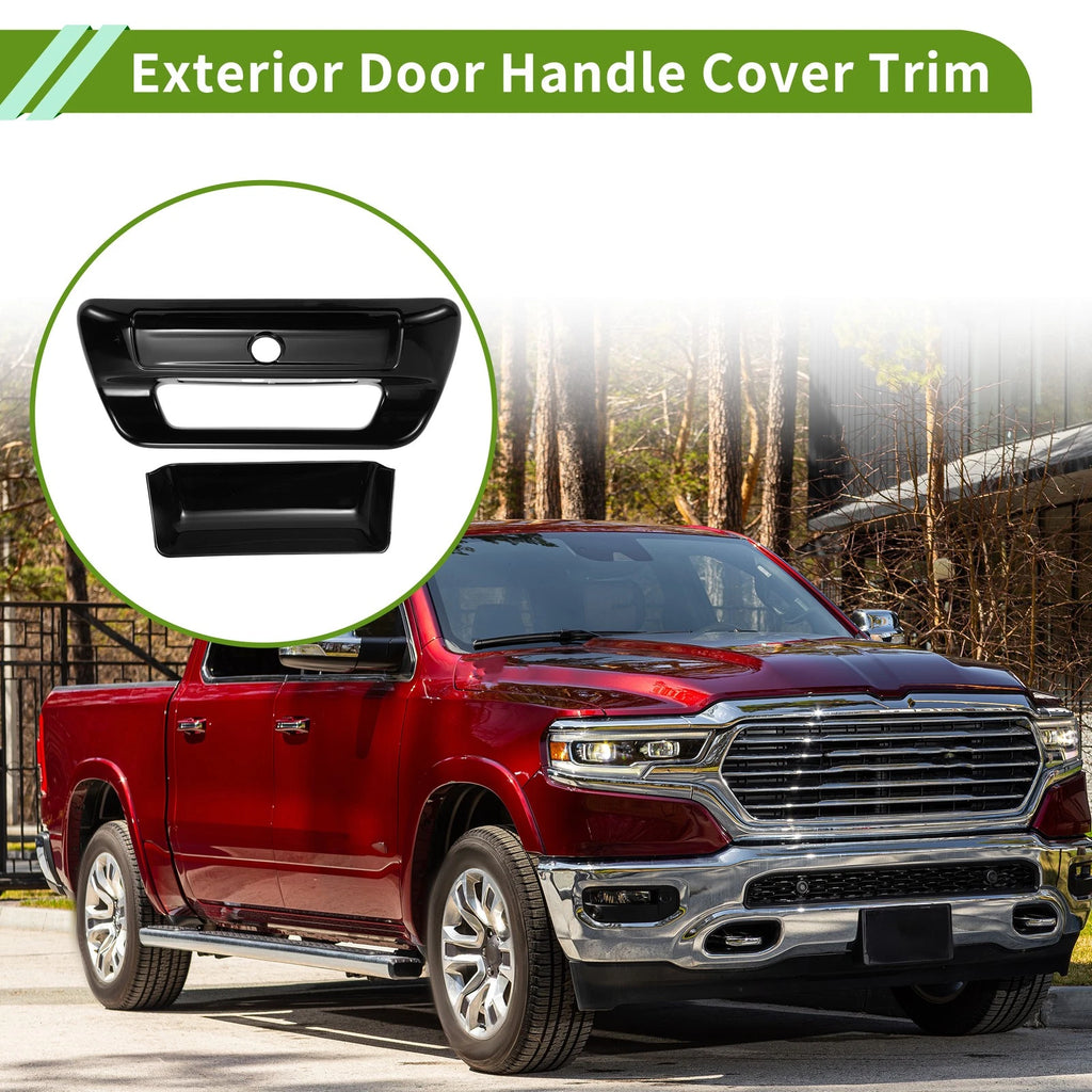 Set of 1 Exterior Door Handle Cover Trim for Dodge Ram 1500 2500 3500