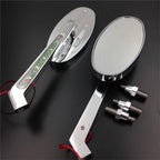 Alloy Turn Signals for Harley Softail FatBoy (Oval Shape)