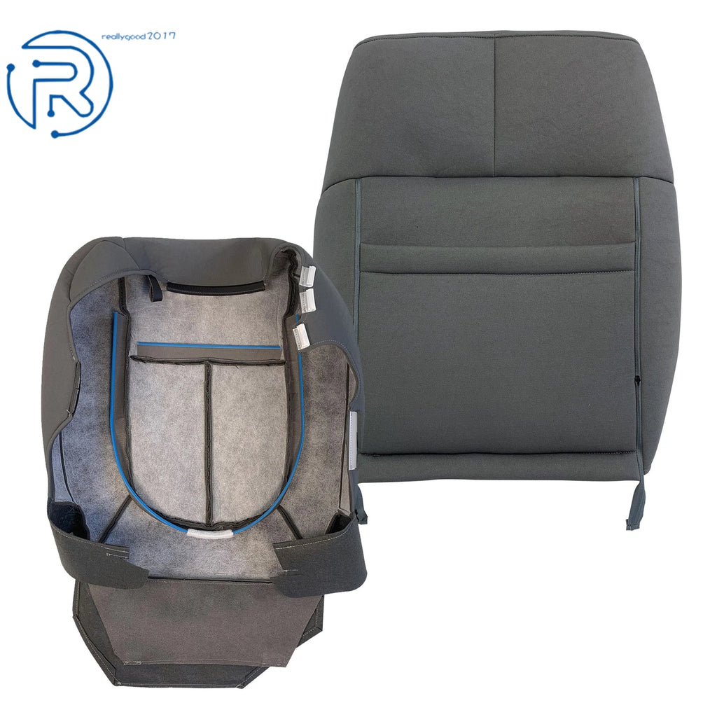 Seat Cover Set for Ford F250 F350 F450 F550 (2011–2016) Cloth Gray