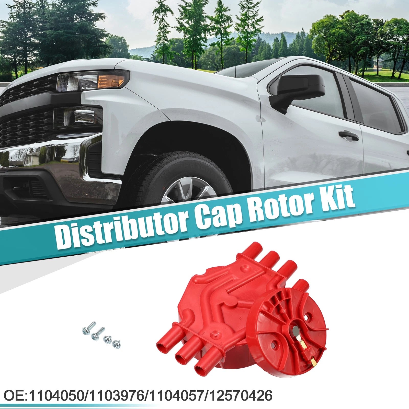 Auto Ignition Distributor Cap and Rotor Kit for Chevrolet Blazer (1995–2005)