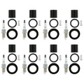Set of 8 NGK G-Power Platinum Spark Plugs & Coil Boots for Aspen Durango Ram V8 (2009–2018)
