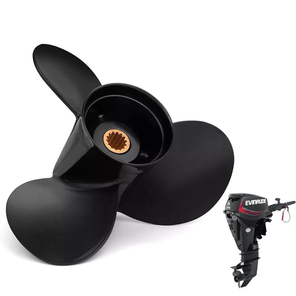 9 1/4 x 11 Aluminum Outboard Propeller for Evinrude 8-15HP (RH 778773)