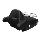 Matte Chopped Trunk Pad Mount Rack for Harley Touring Electra Glide (2009–2013)
