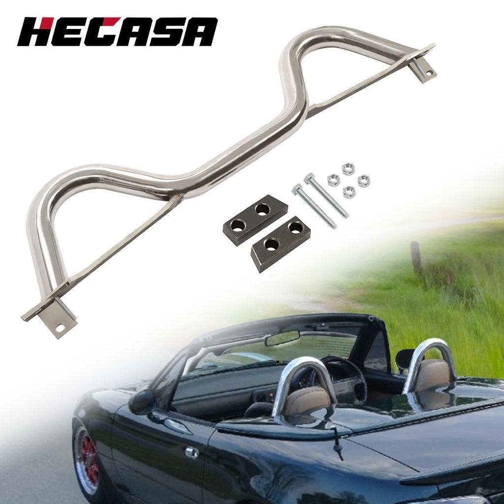 4-Point Stainless Steel Roll Bar for Mazda Miata MX5 (1990–2005)
