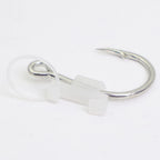Set of 10 Luminous Glow Fishing Hooks for Live Shrimp Usage