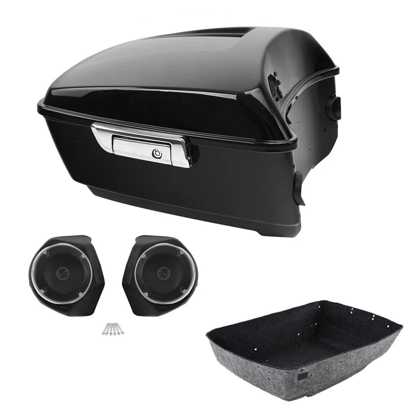King Trunk & 6.5" Speaker Pods for Harley Touring Road Street Glide (2014–2026)