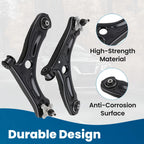 Front Lower Control Arms Kit & Tie Rods for Volkswagen Jetta (2011–2018)