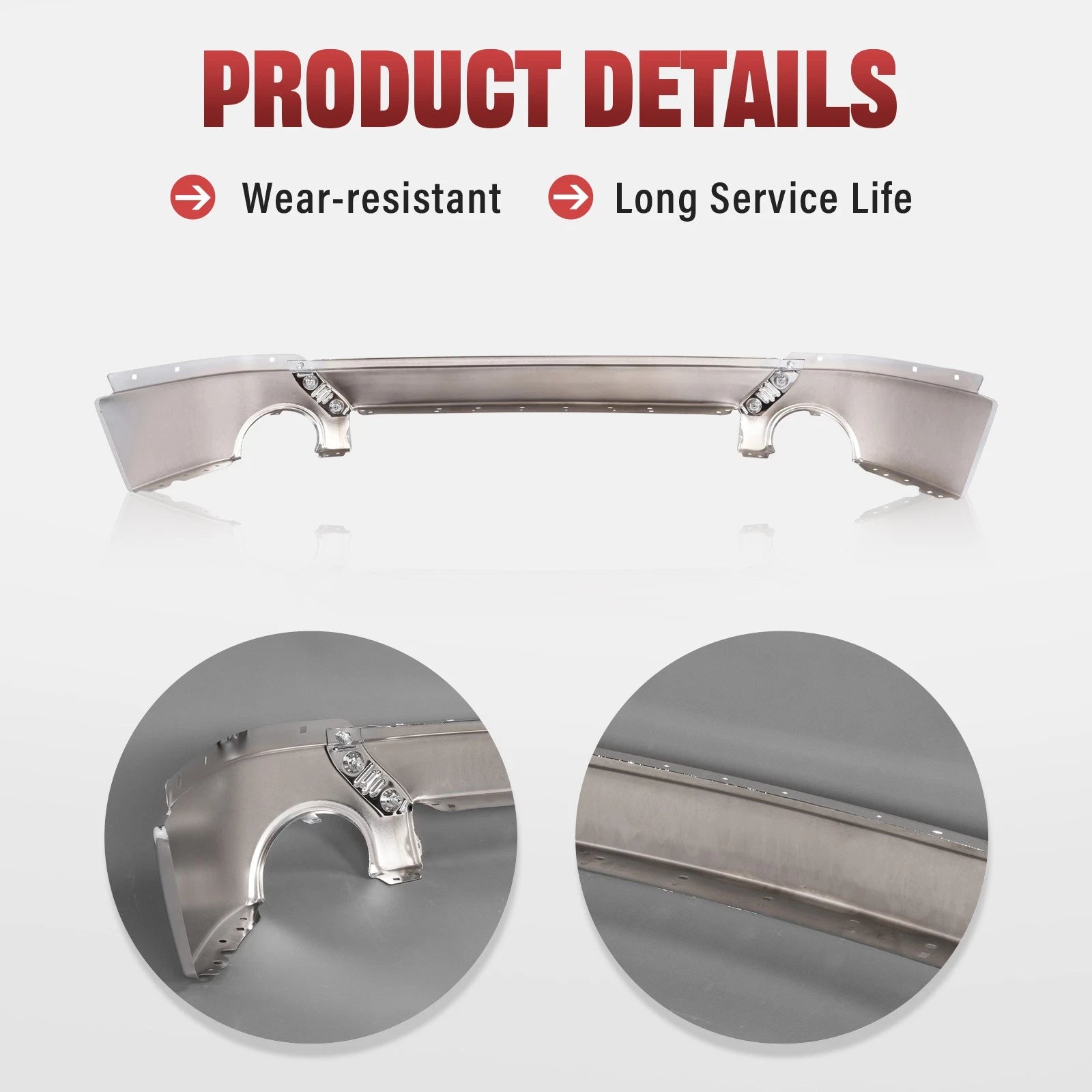 Chrome Front Bumper Face Bar for Sierra 1500 (2007–2013)