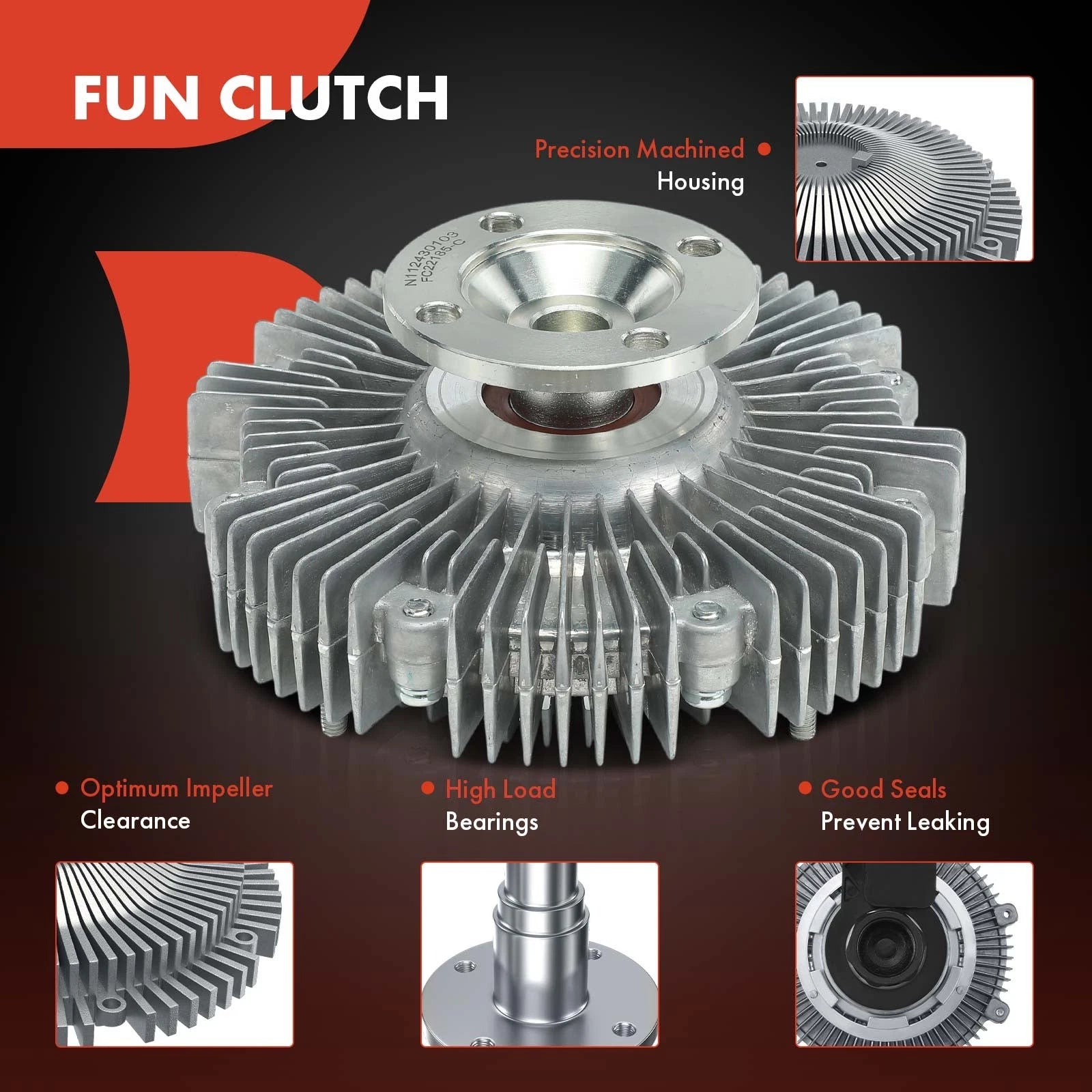 Engine Cooling Fan Clutch for Toyota Tundra 4Runner (2005–2009)