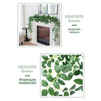 Set of 2 Artificial Rose Leaf Vines for Wedding Home Decor 175cm