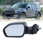 Heated Side Mirror for Ford Explorer (2020–2024) W/Blind Spot & Camera, 13 Pins