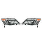 Headlight Assembly Pair for Acura MDX (2007–2009) HID Black