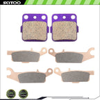 Set of 2 Front Rear Brake Pads for Yamaha YFM250R Raptor 250 (2008–2013) fa444 fa443 fa84