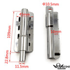 Chrome Dominator Cut Foot Peg for Harley Softail (2014–2023)