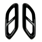 Glossy Black Exhaust Tail Mufflers Cover Trim for Benz GLC300 X254 AMG