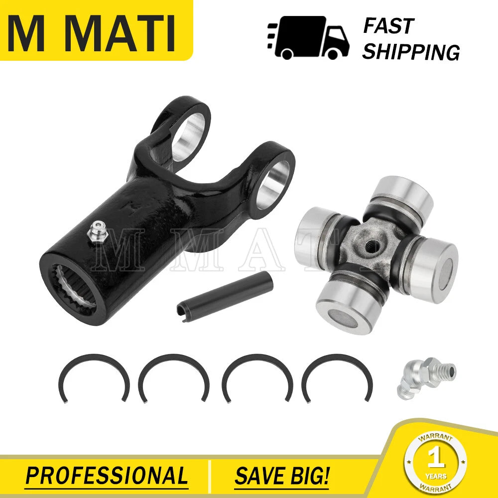 Front Prop Shaft Yoke & U-Joint for Polaris Worker/ATP 335/500, Xpedition 325/425 (2000–2023)