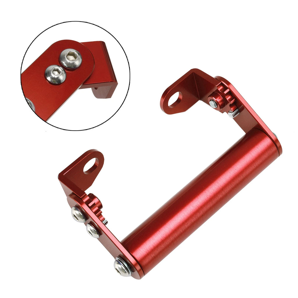 GPS Extension Bracket for Universal Motorbike Motorcycle (22mm, Red)