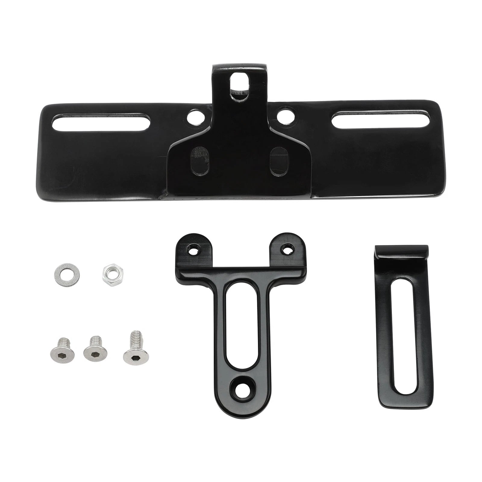 License Plate Holder Bracket for Harley Softail Fat Boy Dyna (1999–2025)