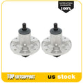 Set of 2 Mower Deck Blade Spindle Assemblies for John Deere