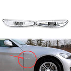 Clear Side Marker Light Turn Signal Lamp for BMW E46 4DR (2002-2005) -