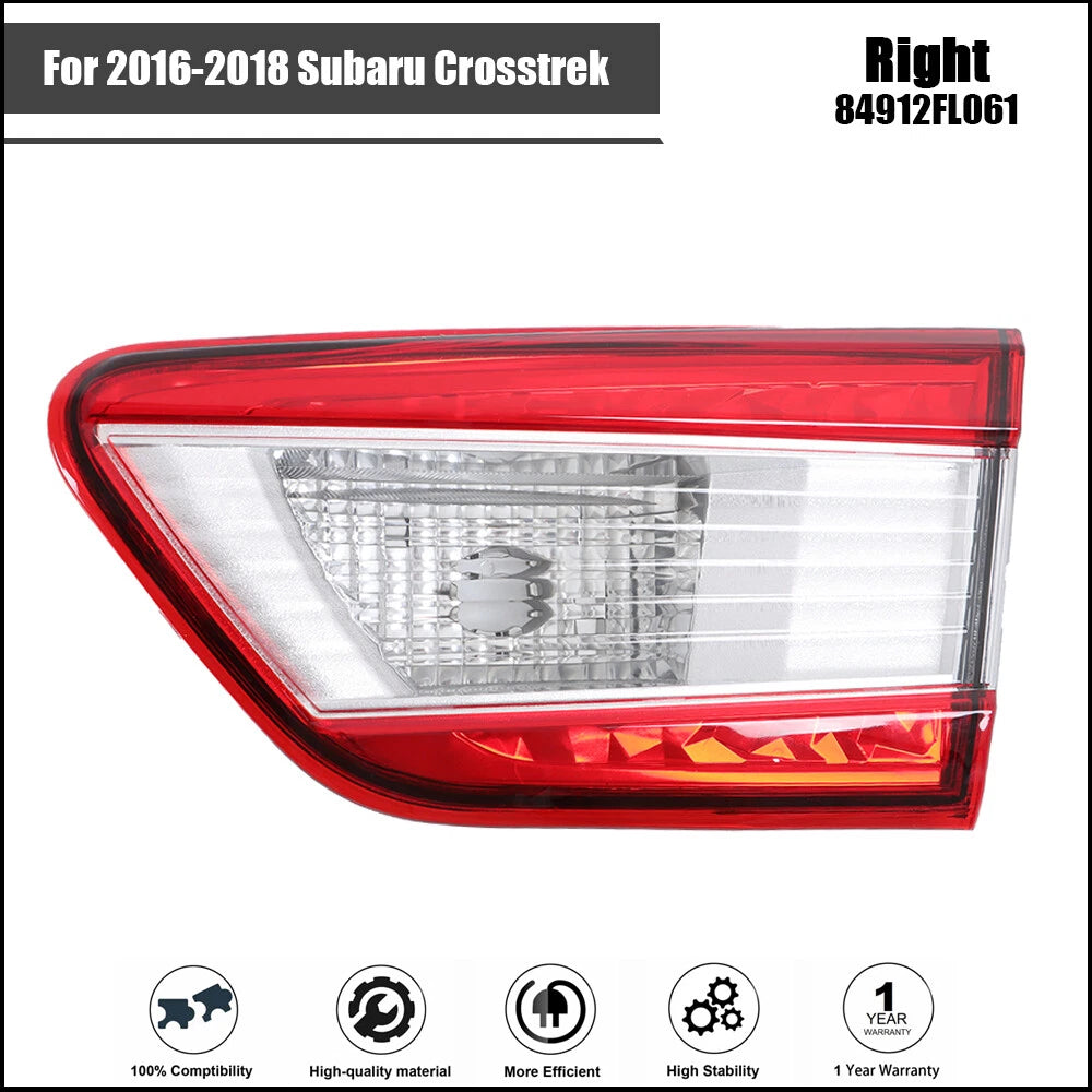 Taillight for Subaru Crosstrek (2018–2019) Right Passenger Side