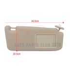 Sun Visor for 2009-2016 Toyota Venza (Tan Beige Ivory, Right, Sunroof)