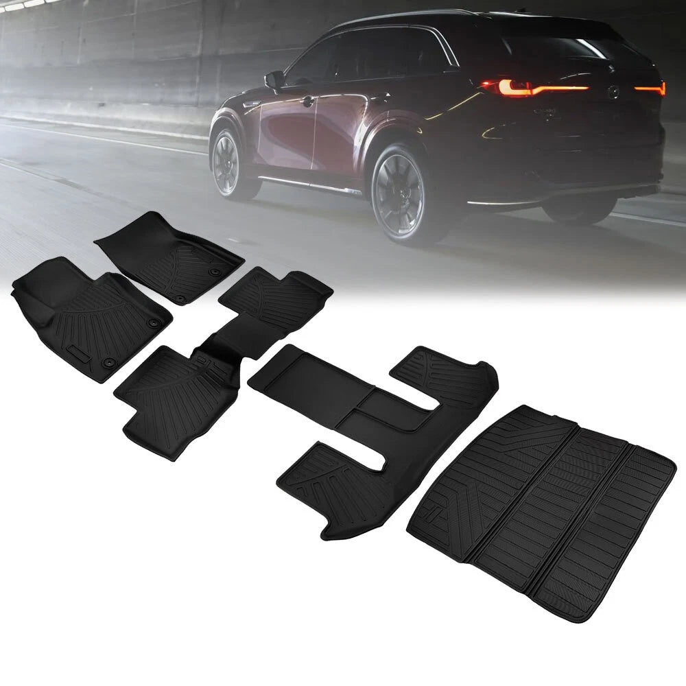 Set of 4 Floor Mats & Cargo Liner for Mazda CX-90 (2024–2025)