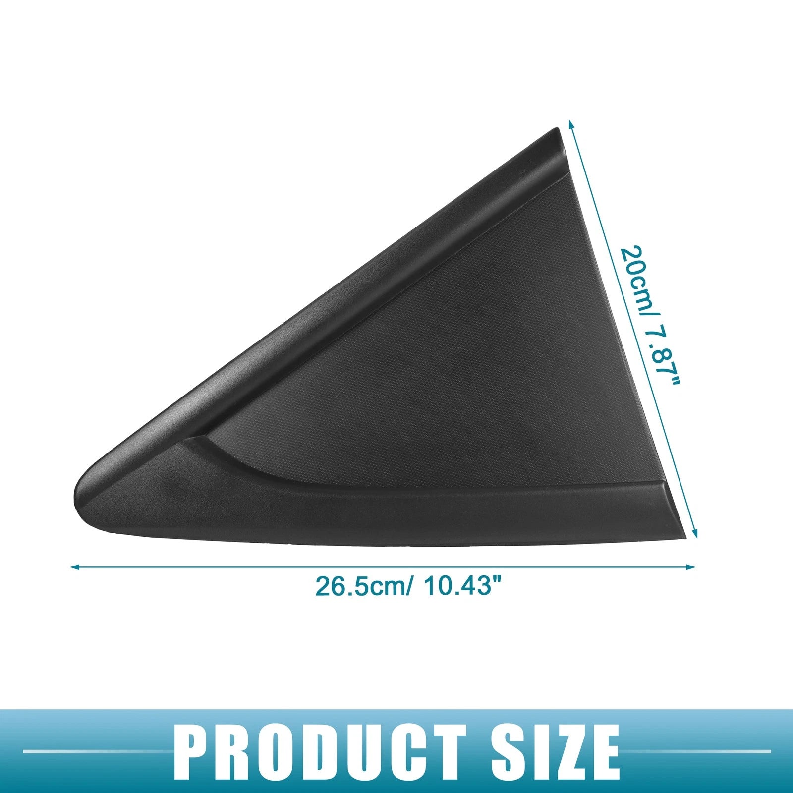Left Rear Door Window Glass Triangle Trim Cover No. 95991480 for Chevrolet Cruze (2011–2019)