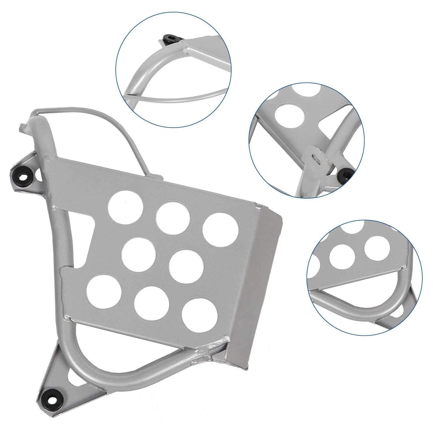 Nerf Bars Heel Guards Footrest for Yamaha Banshee 350 YFZ350 (1987–2006)