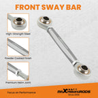 2X Front Sway Bar Links for Jeep Wrangler JK JKU JL (2007–2021)