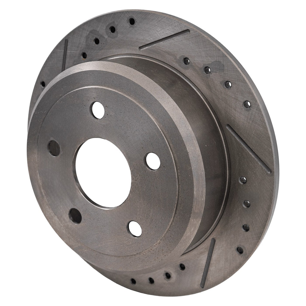Front & Rear Brake Disc Rotors for Jeep Wrangler JK (2018)