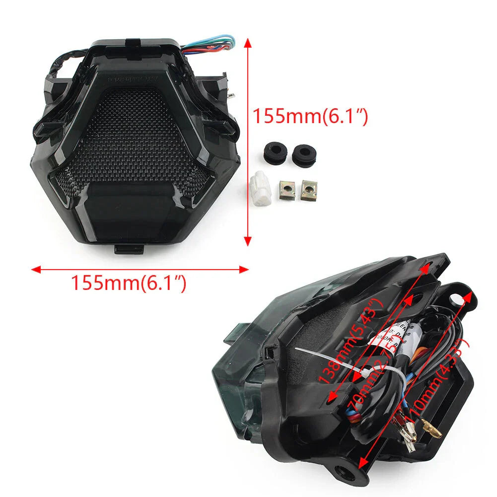 LED Tail Light Turn Signals for Yamaha YZF R3 R25 Y15ZR MT07 (2015-2023)