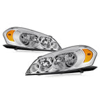 Factory Style Headlights for Chevy Impala Limited Monte Carlo (2006–2016) Chrome/Amber