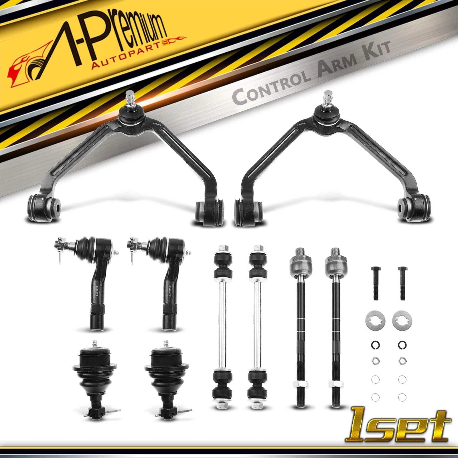10x Front Control Arm Sway Bar Link Tie Rod for Ford Explorer Ranger (2001–2010)