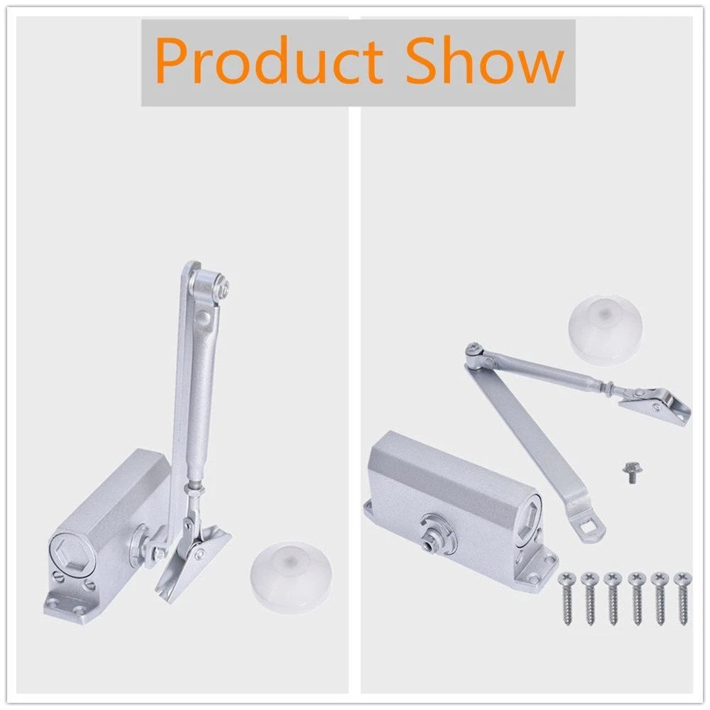 Heavy Duty Hydraulic Door Closer for Commercial Use (99lbs)